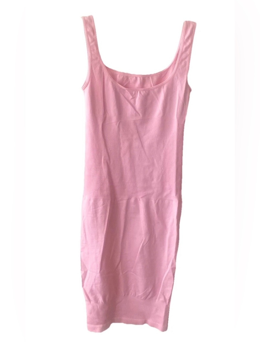 Pink Seamless Bodycon Tank Mini Dress S/M NWOT